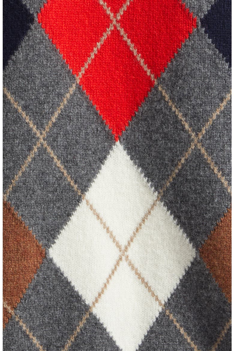 Ava Argyle Cardigan, Alternate, color, DERBY GREY