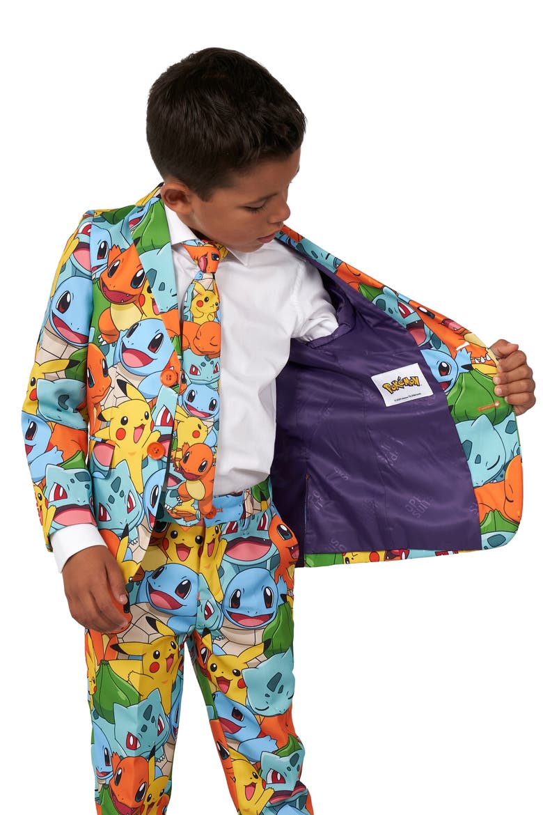 Pokémon Two-Piece Suit with Tie, Alternate, color, MISCELLANEOUS