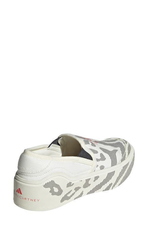 Adidas By Stella Mccartney Court Slip-on Shoe In White