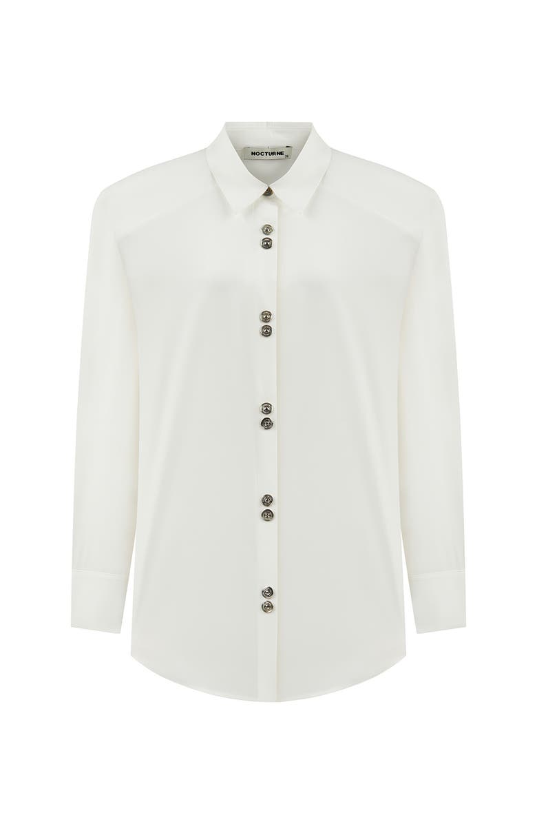 Nocturne Long Sleeve Button- Up Shirt, Alternate, color,