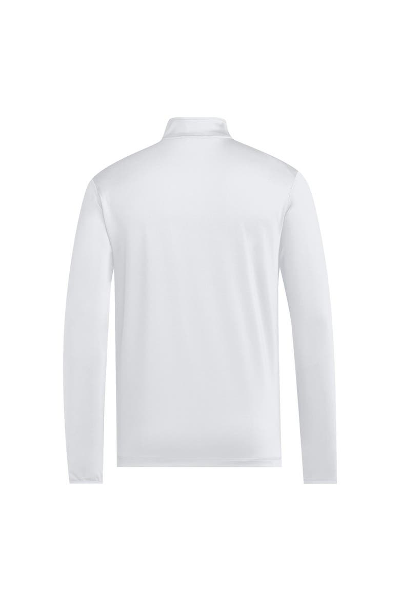 Men's adidas White Penn State Nittany Lions 2026 Sideline Ultimate365 Woven Quarter-Zip Pullover, Alternate, color, White