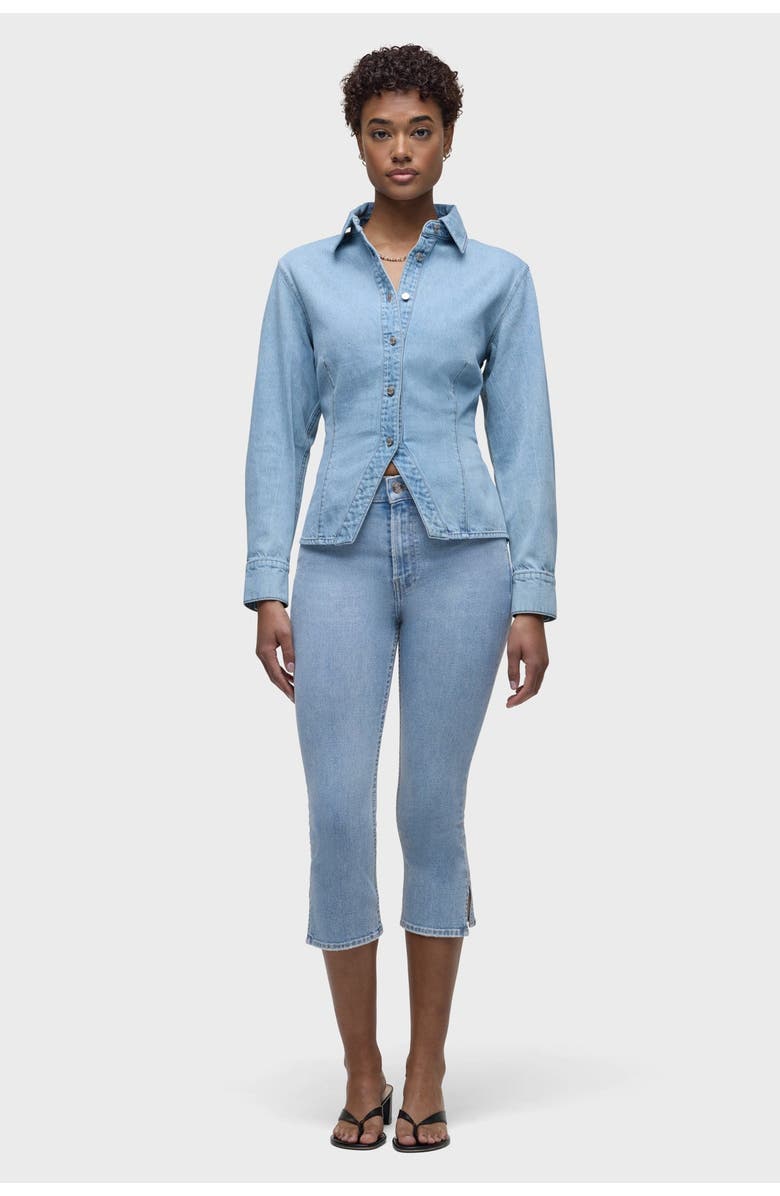 Hudson Jeans Capri Straight, Alternate, color, Pastry