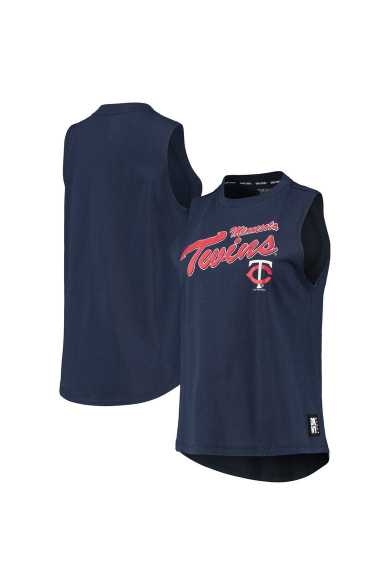 Women's DKNY Sport Navy Minnesota Twins Marcie Tank Top, Main, color, Navy