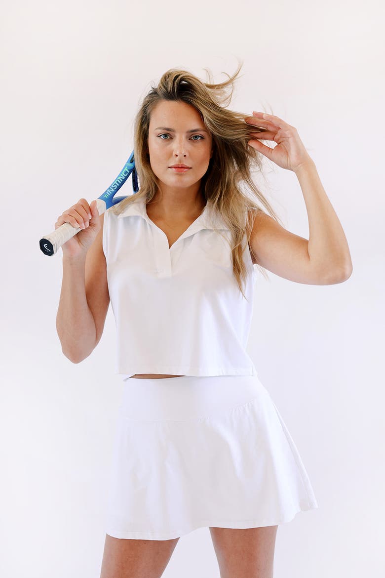 Elevated Skort, Alternate, color, White