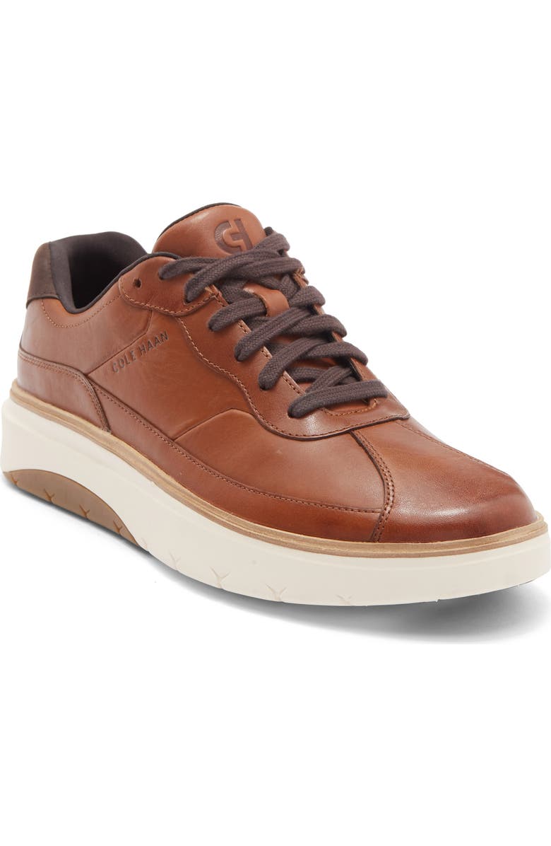 Cole Haan GrandPro FeatherArc Bike Toe Sneaker, Main, color, British/ Ivory/ Hickory