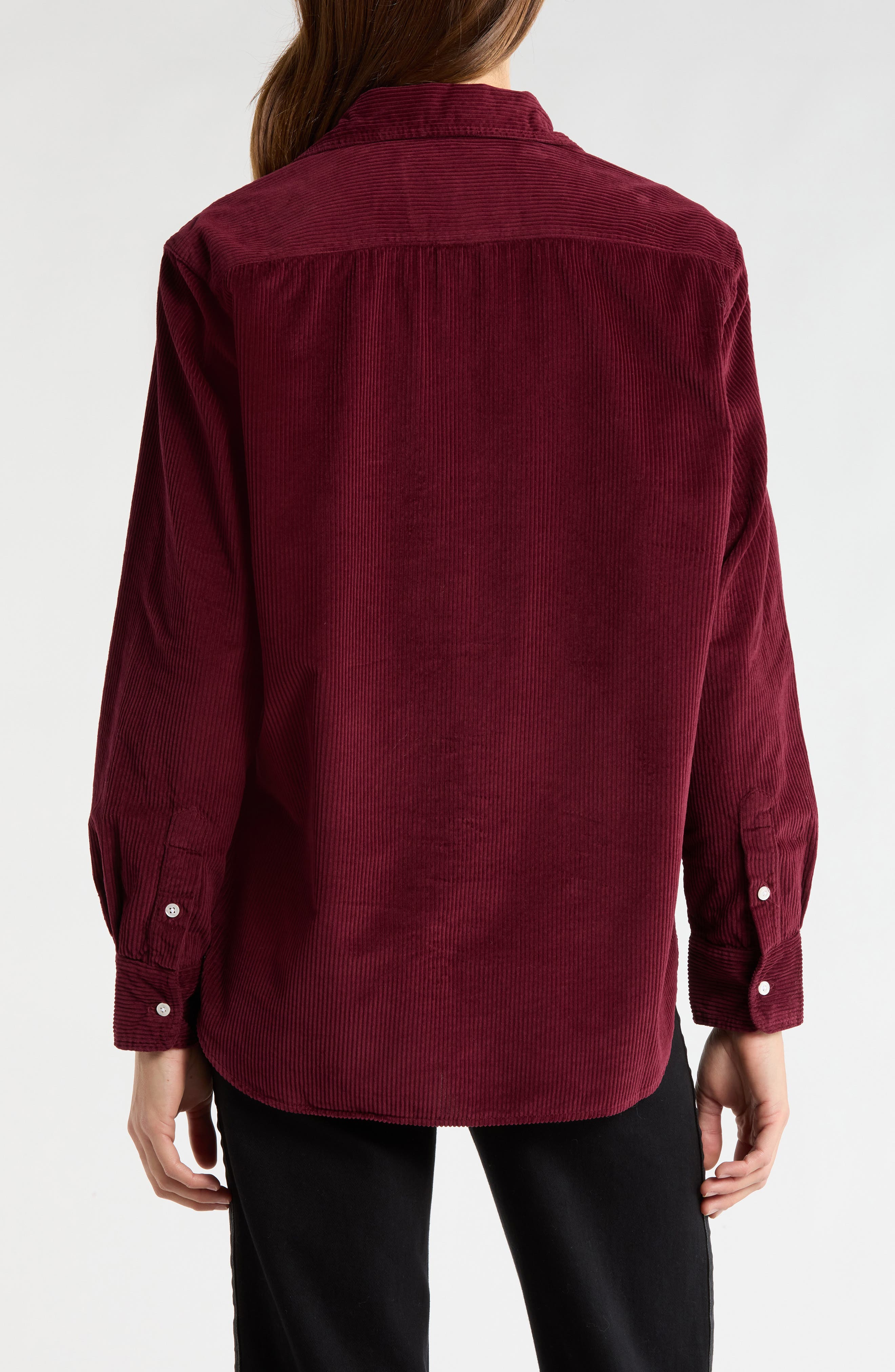 Barry Tailored Fit Corduroy Button-Up Shirt - image 2