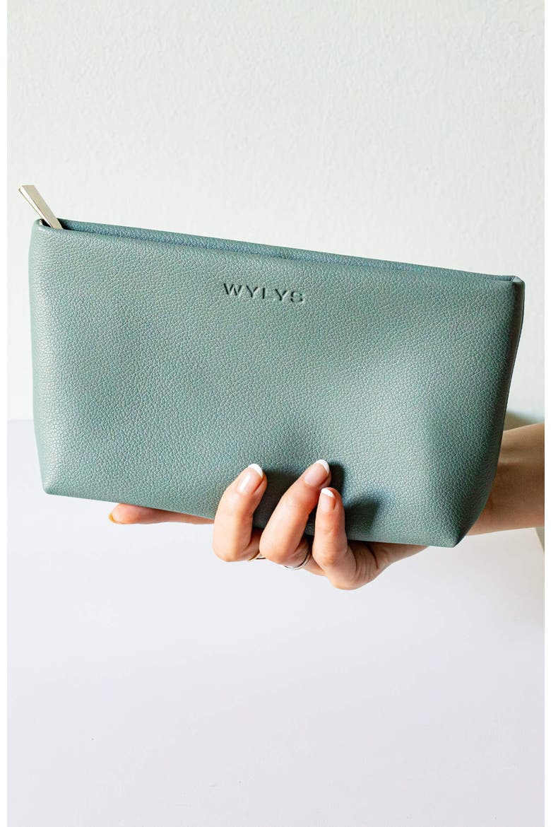Nightinol Cream & Sage Verte Makeup Bag, Alternate, color, None