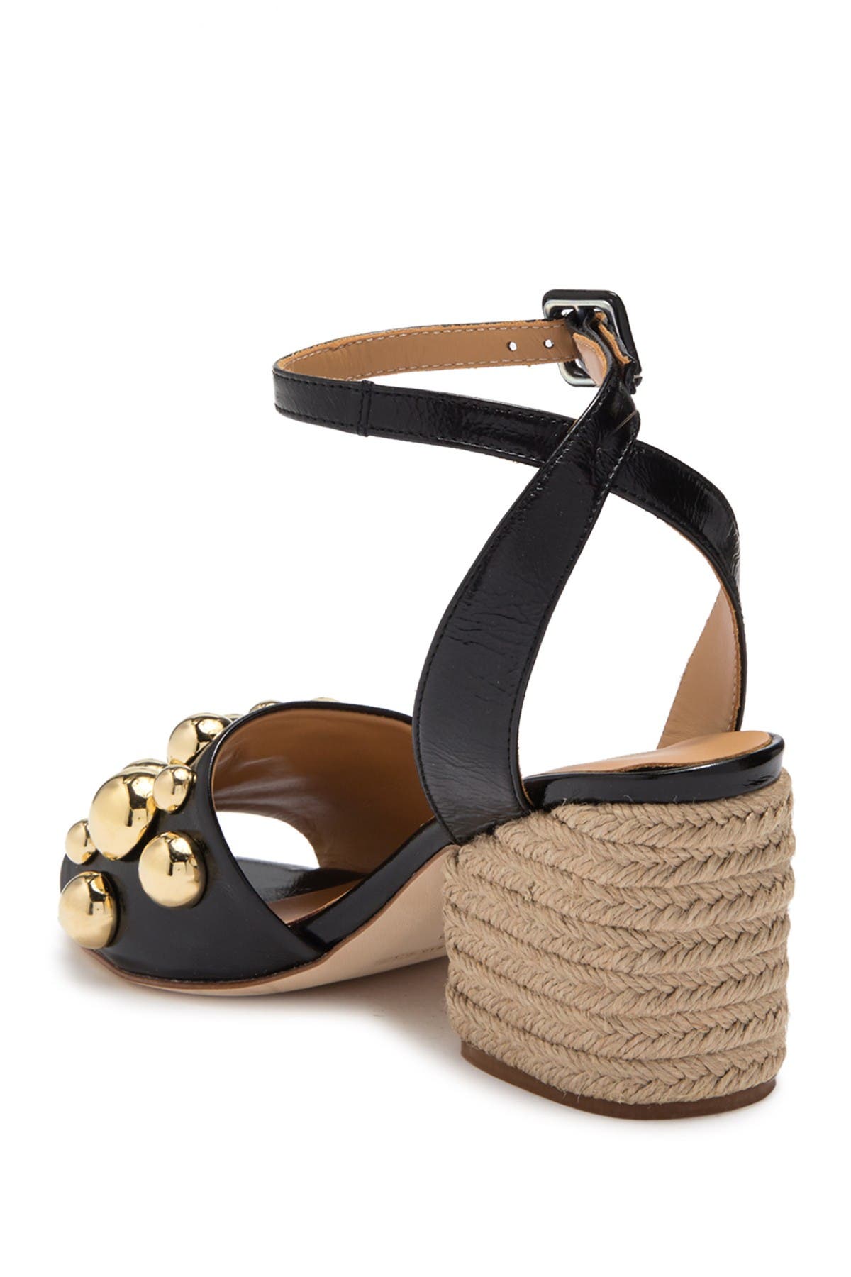 Paloma Barcelo Uma Studded Leather Espadrille Sandal, Alternate, color, 