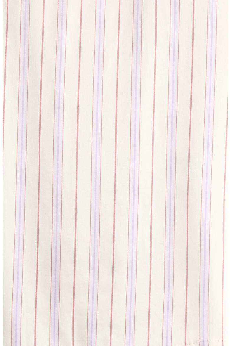 Washable High Waist Silk Pajamas, Alternate, color, WISTERIA STRIPE