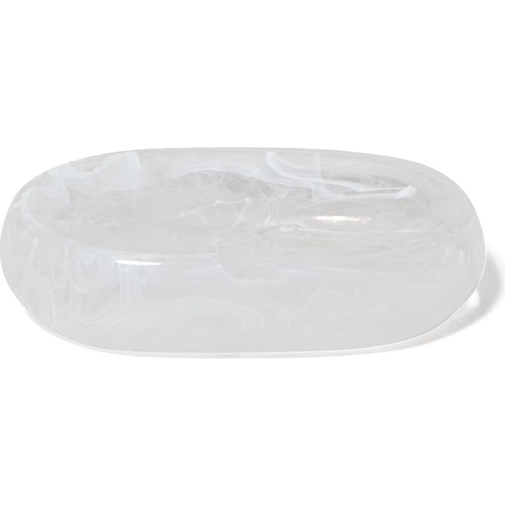 Roselli Trading Company Clouds Soap Dish In White