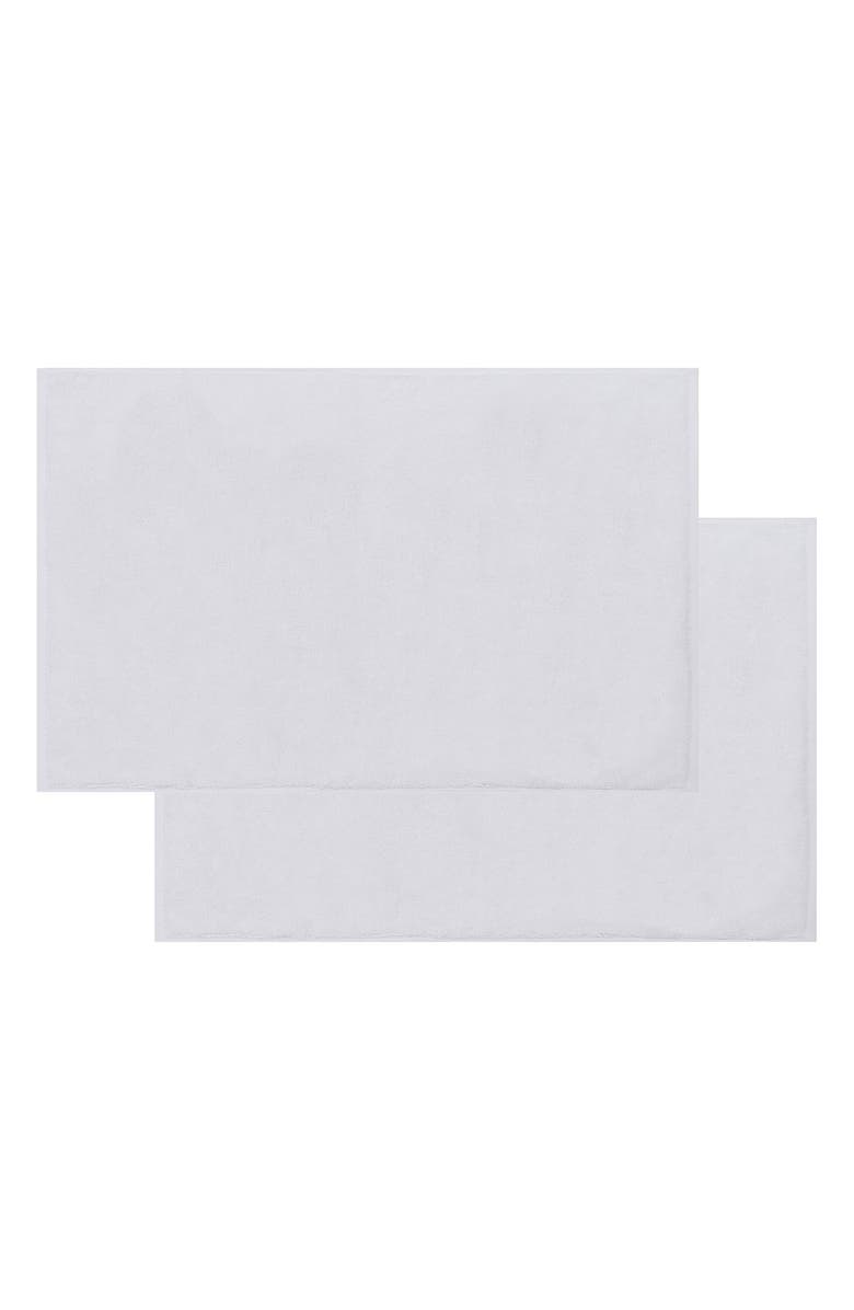 DePera Puresoft 2-Piece Turkish Cotton Bath Mat Set, Main, color, White