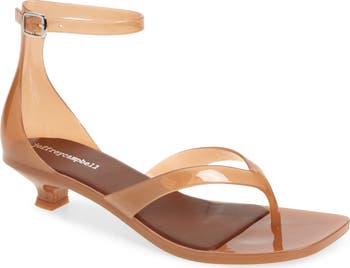 Gummy Ankle Strap Sandal