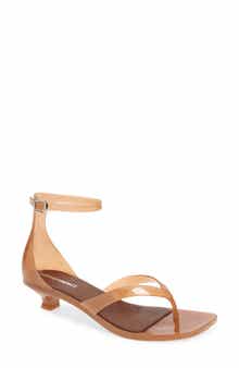 Gummy Ankle Strap Sandal