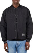 PLEASURES X Zero Skateboards Thomas Quilted Bomber Jacket