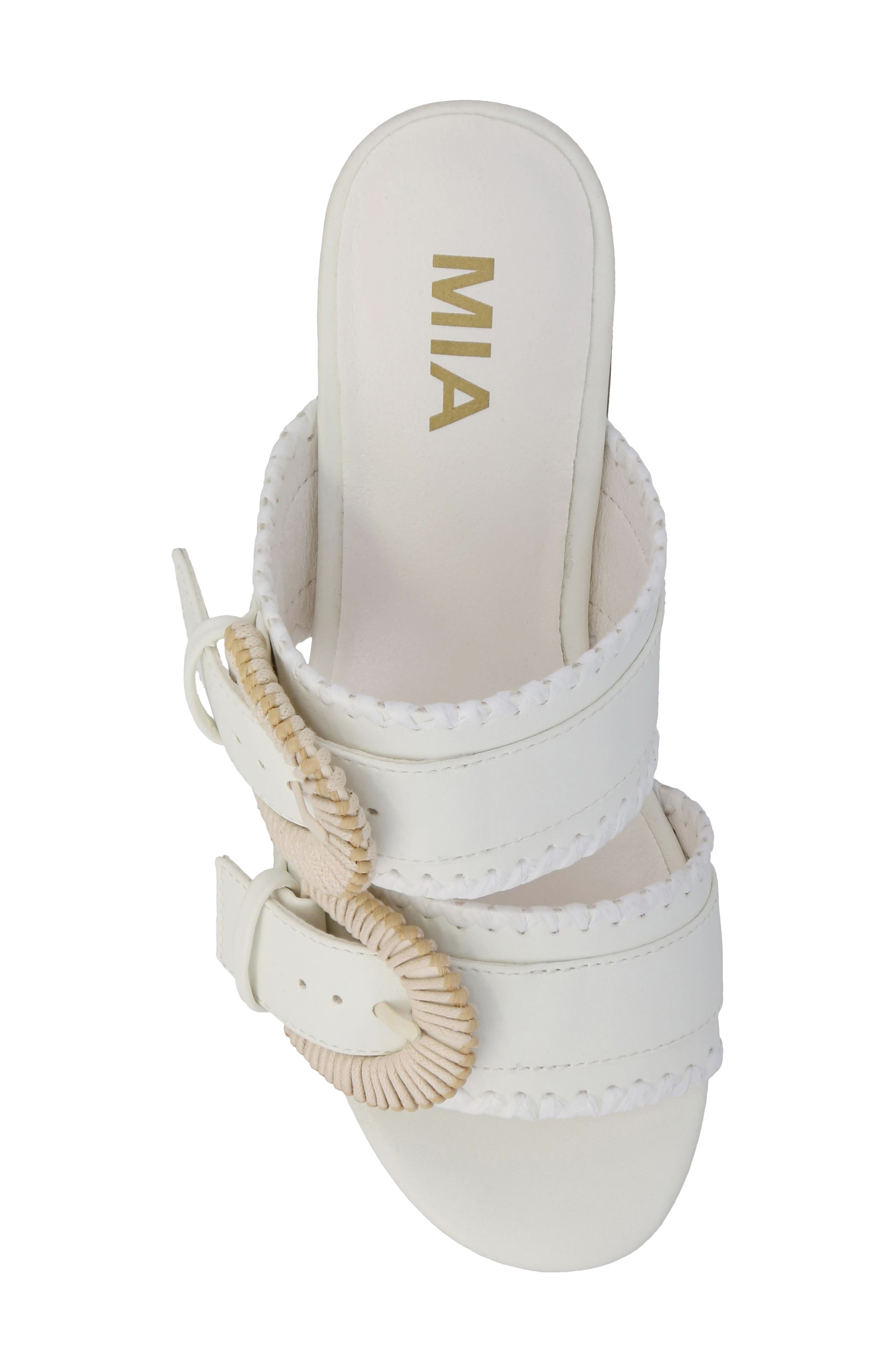 MIA Rebekah Slide Sandal, Alternate, color, White