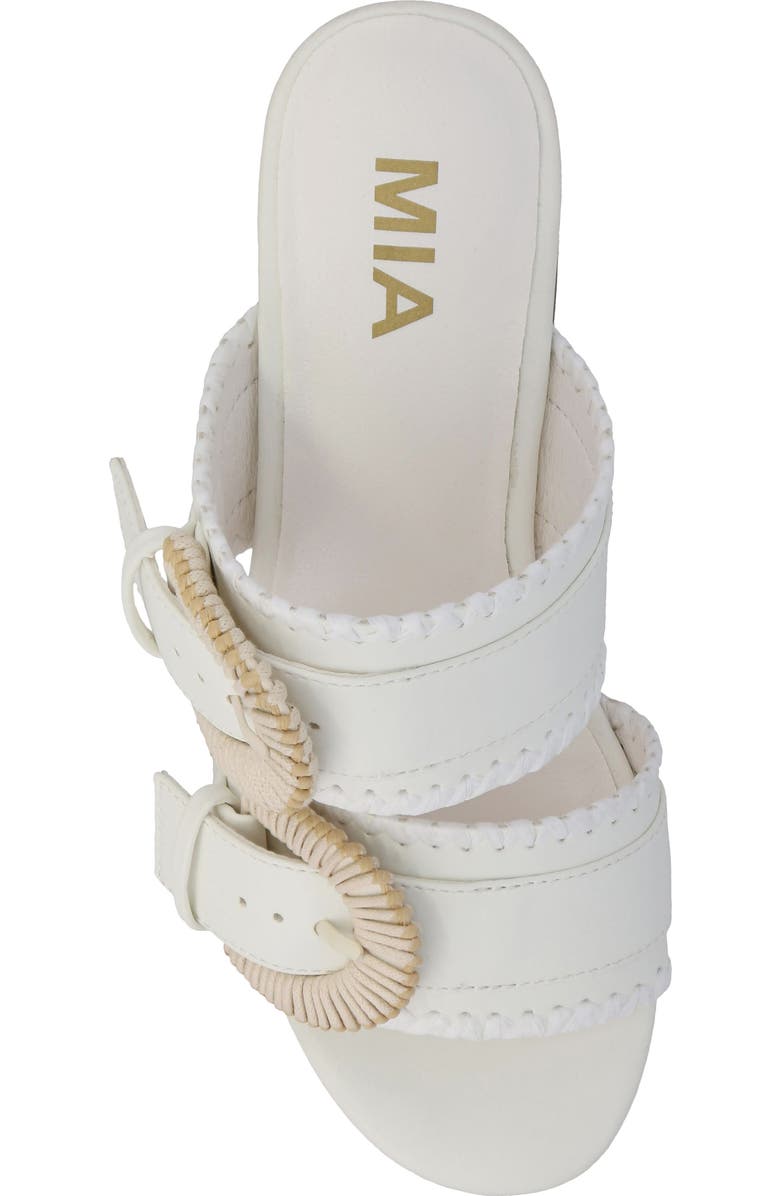 MIA Rebekah Slide Sandal, Alternate, color, White