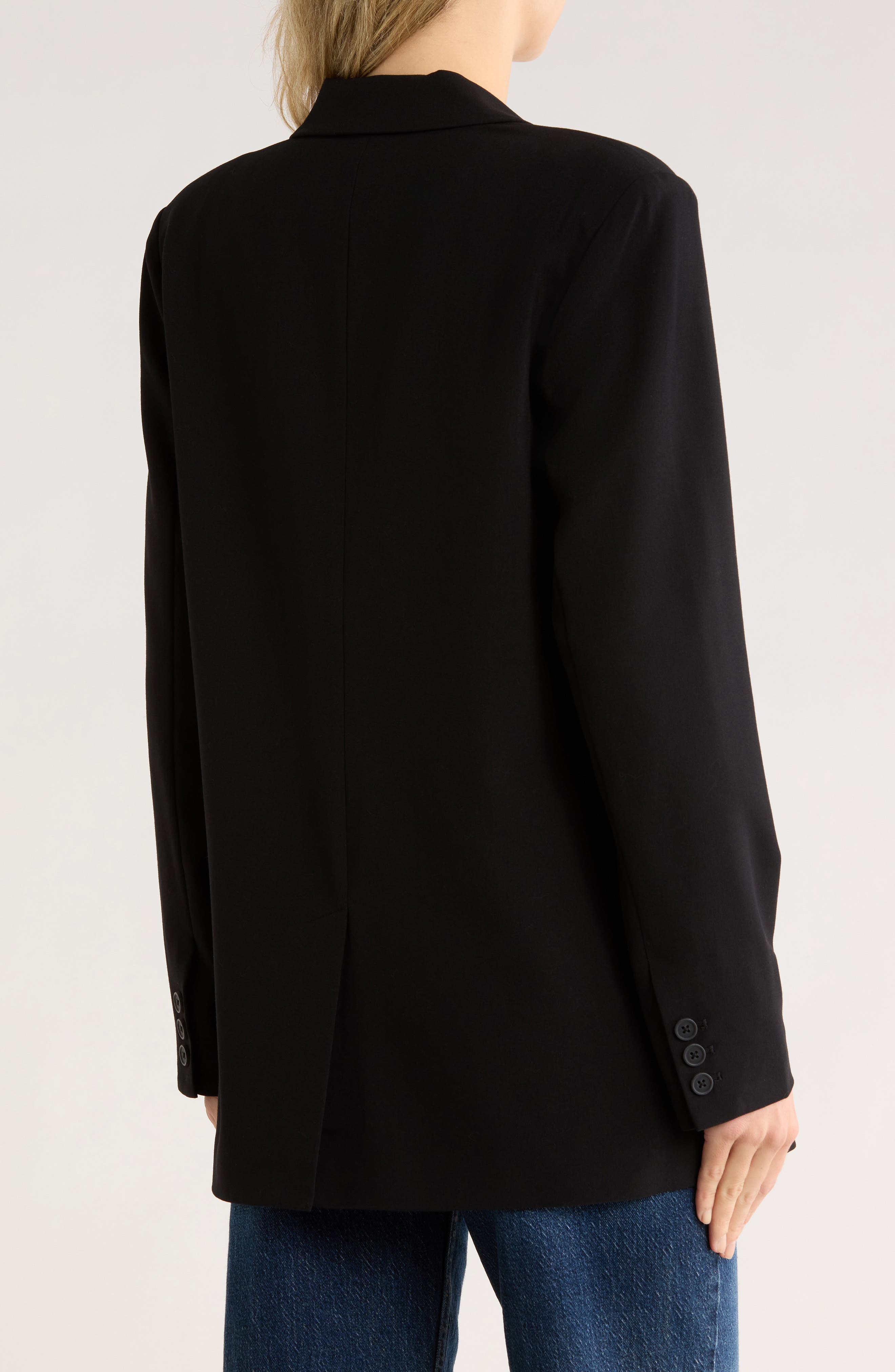 Oversize Peak Lapel Blazer - image 2