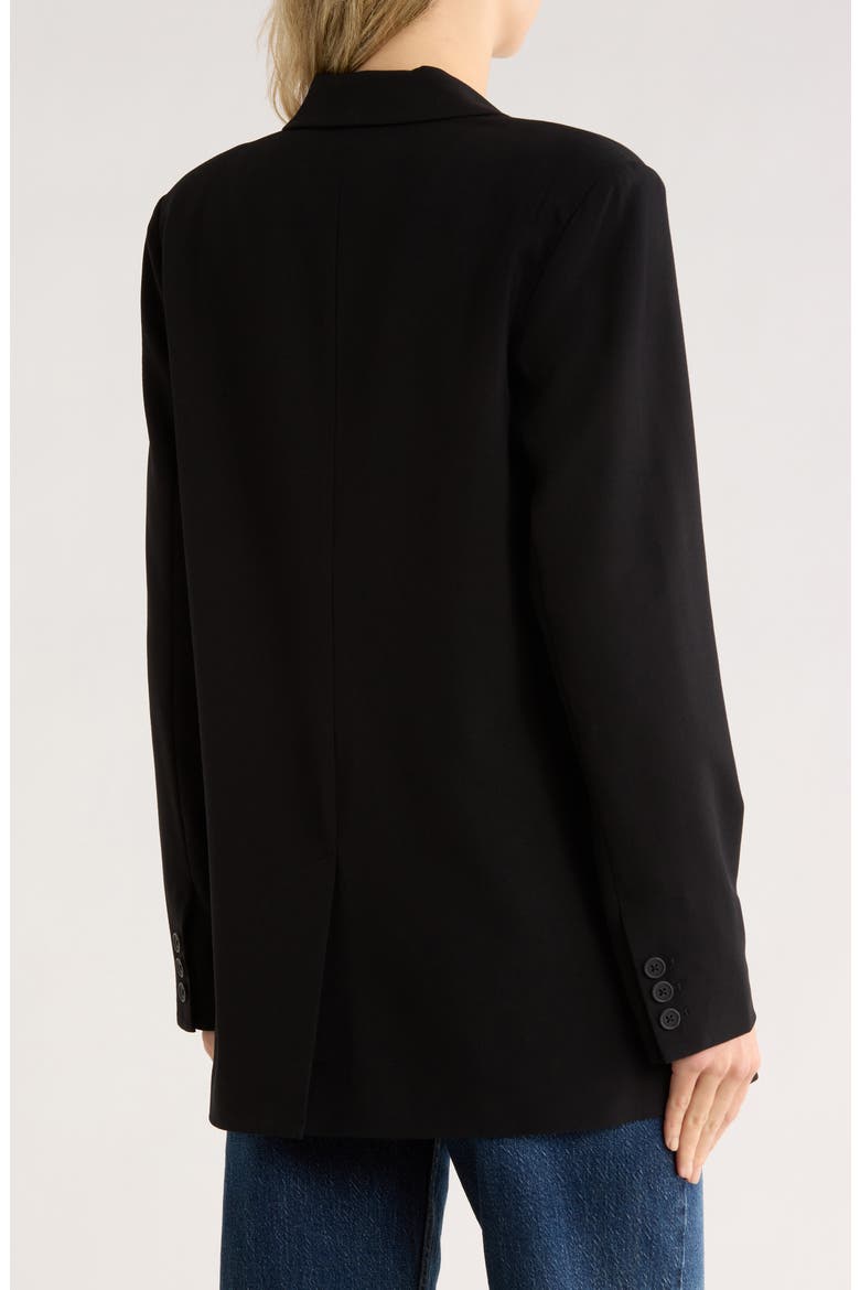 Oversize Peak Lapel Blazer, Alternate, color, BLACK