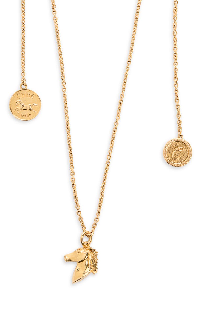 Chloé The Chloé Charms Necklace, Alternate, color, 
