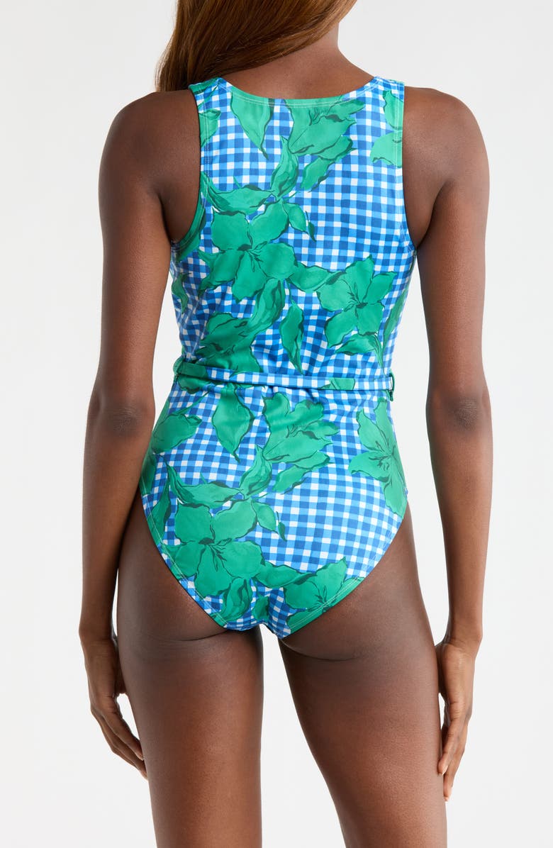 Hutch Belted One-Piece Swimsuit, Alternate, color, 