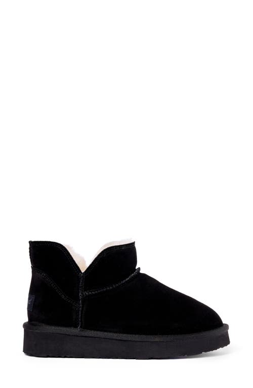 Minnetonka Mavie Faux Fur Bootie In Black