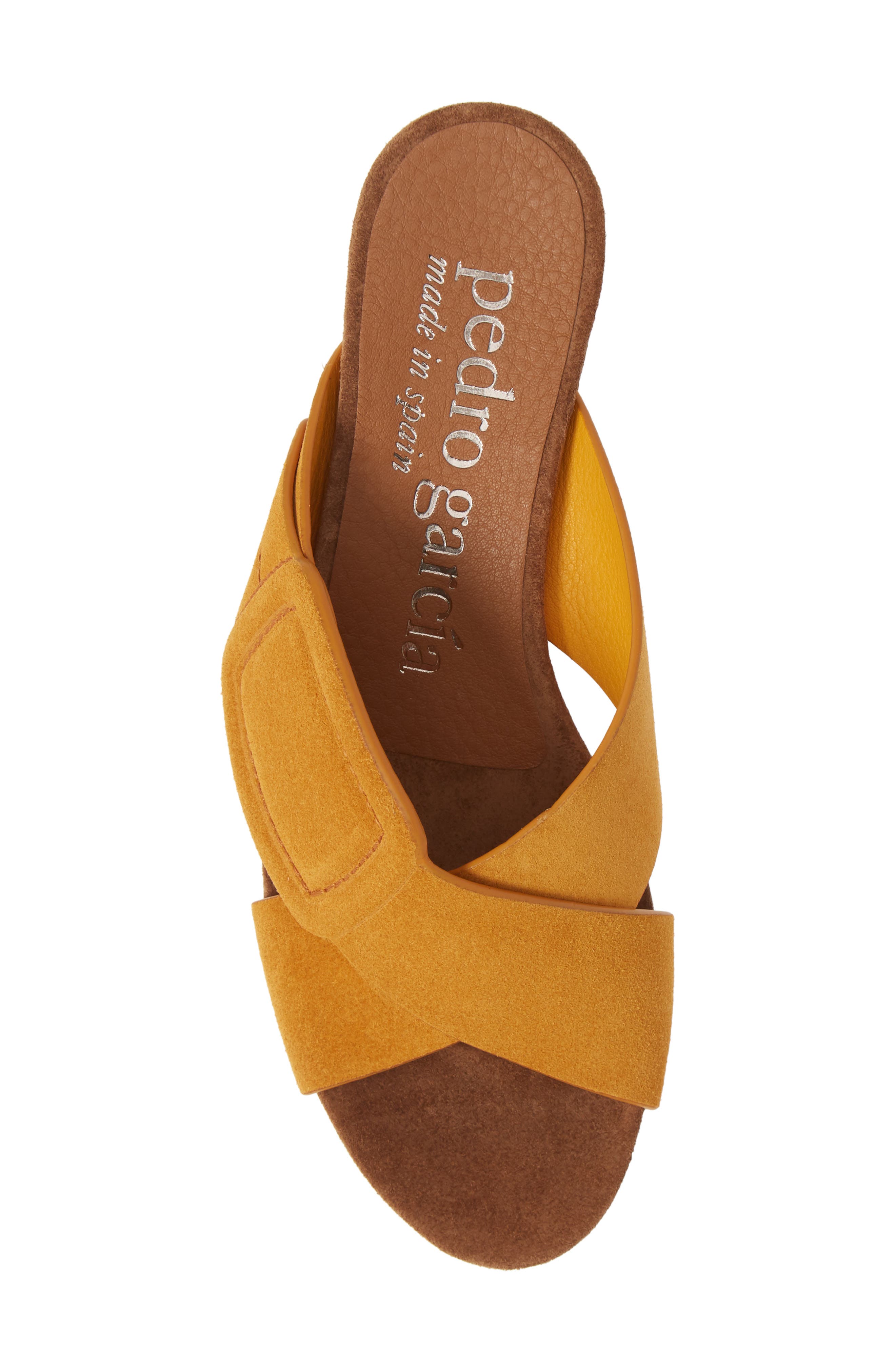Nanette Platform Sandal, Alternate, color, TURMERIC