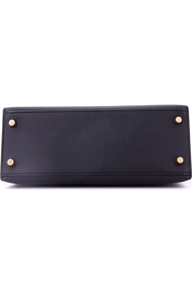 Pre-Owned Hermes Kelly Handbag Black Epsom with Gold Hardware 25, Alternate, color, Noir