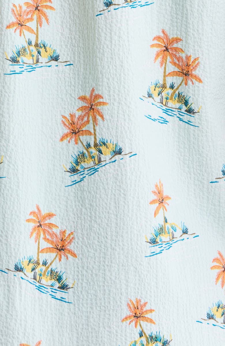 Tommy Bahama Nova Wave Island Hop Short Sleeve Seersucker Button-Up Shirt, Alternate, color, Pale Opal