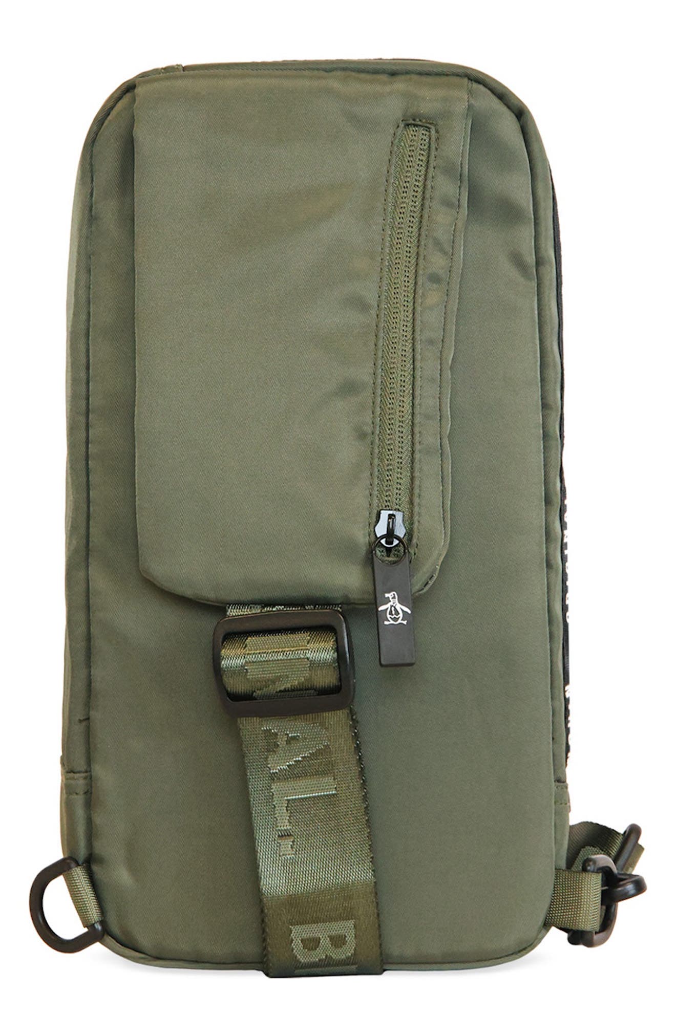 Original Penguin Pete Sling Bag, Alternate, color, Beetle/ Travertine