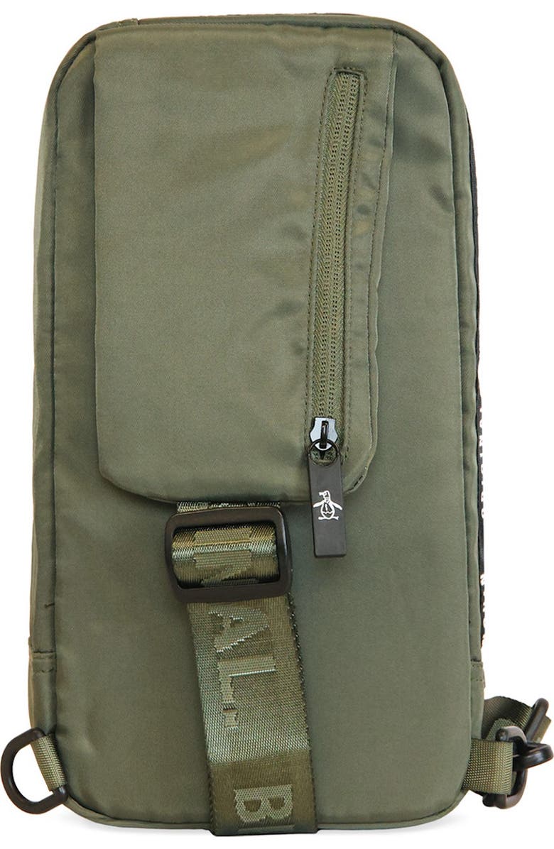 Original Penguin Pete Sling Bag, Alternate, color, Beetle/ Travertine