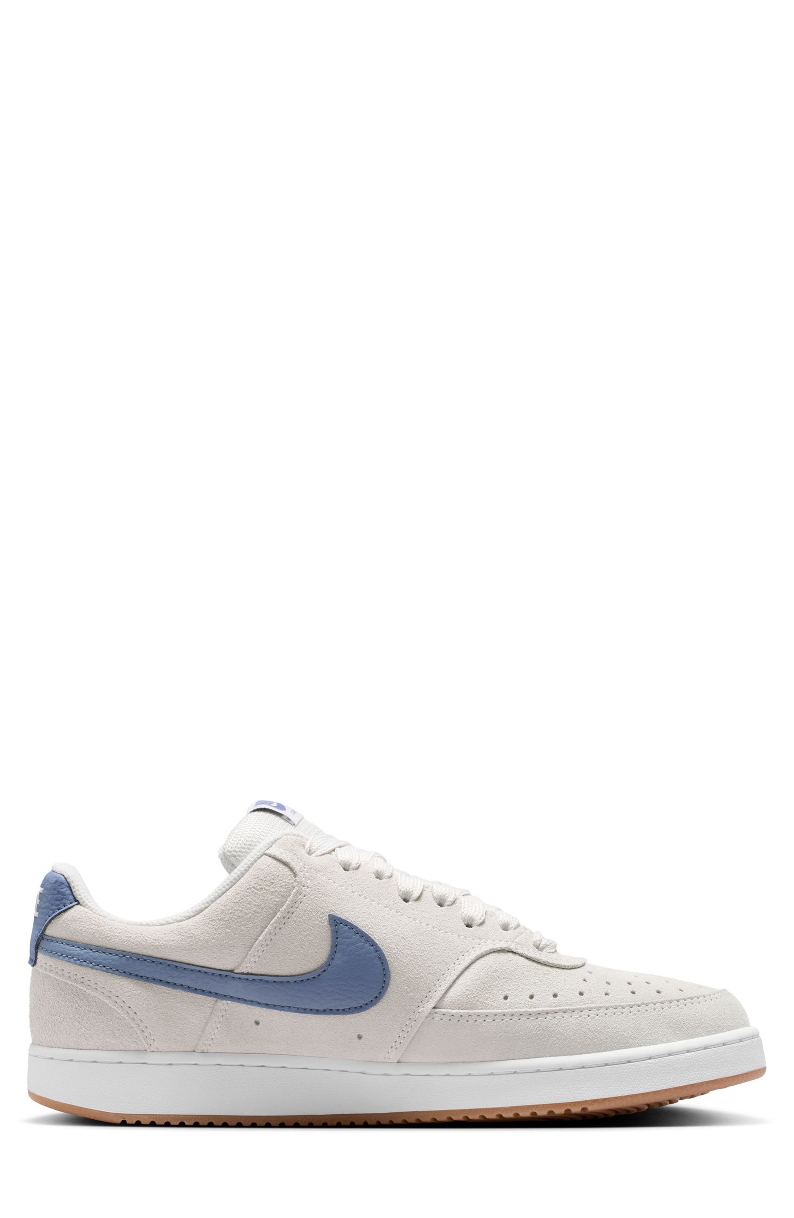 Nike Court Vision Low Top Sneaker, Alternate, color, Vast Grey/ Diffused Blue