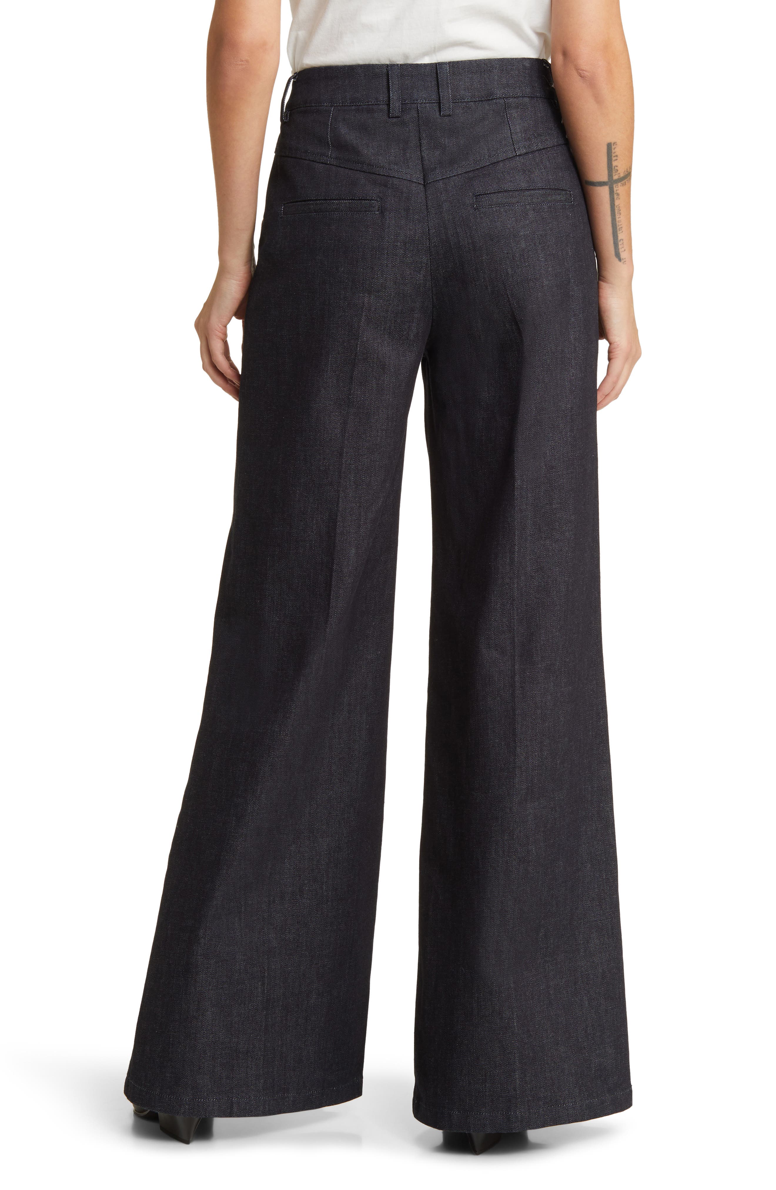 Veola Wide Leg Denim Pants - image 2