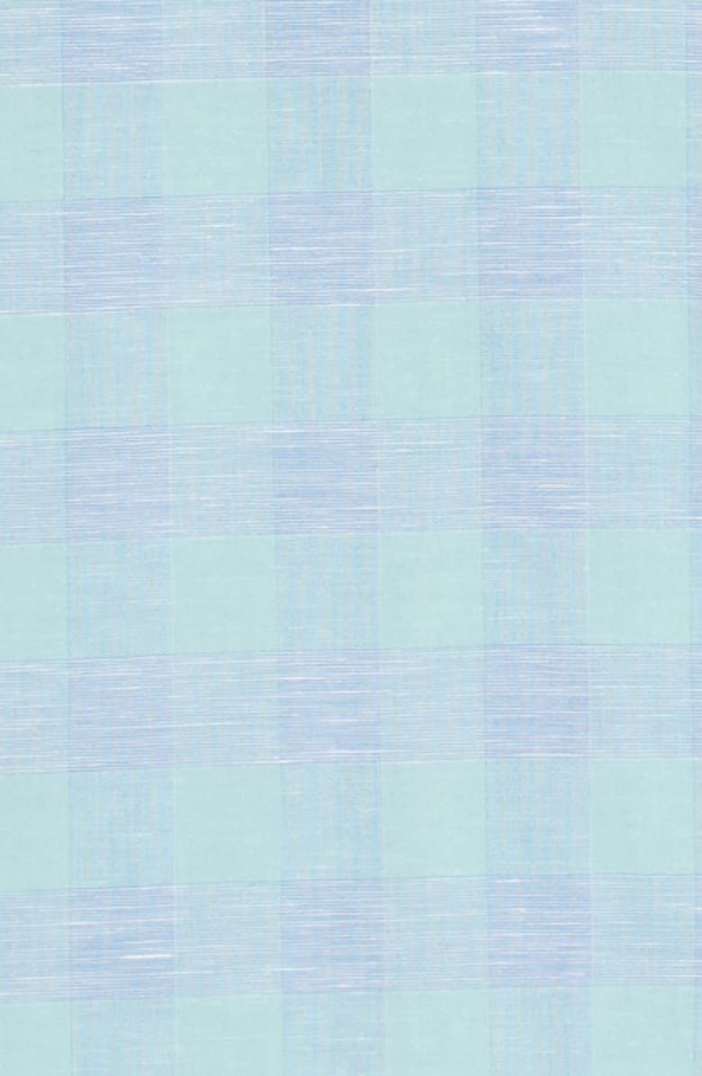 Faherty Regular Fit Check Short Sleeve Stretch Cotton & Linen Button-Up Sport Shirt, Alternate, color,