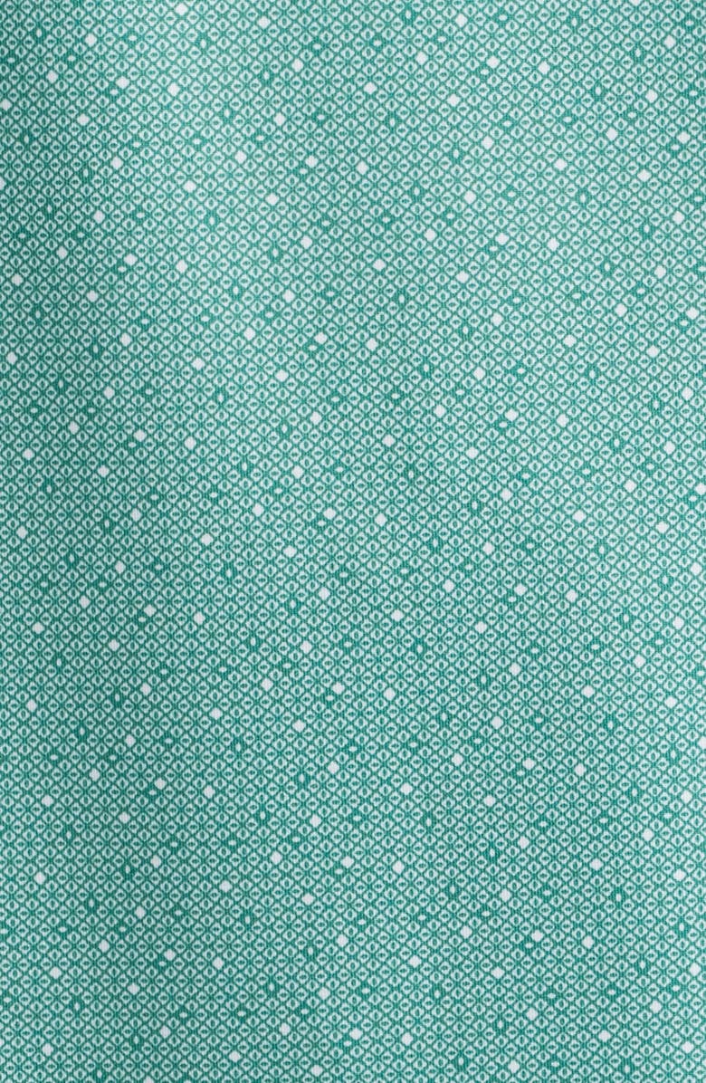Peter Millar Dashwood Microprint Performance Jersey Polo, Alternate, color, Snow Pea