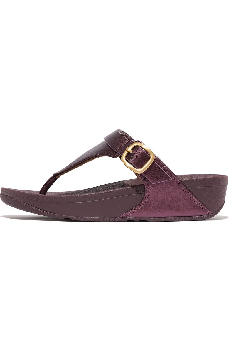 FitFlop Lulu Platform Wedge Flip Flop, Alternate, color,