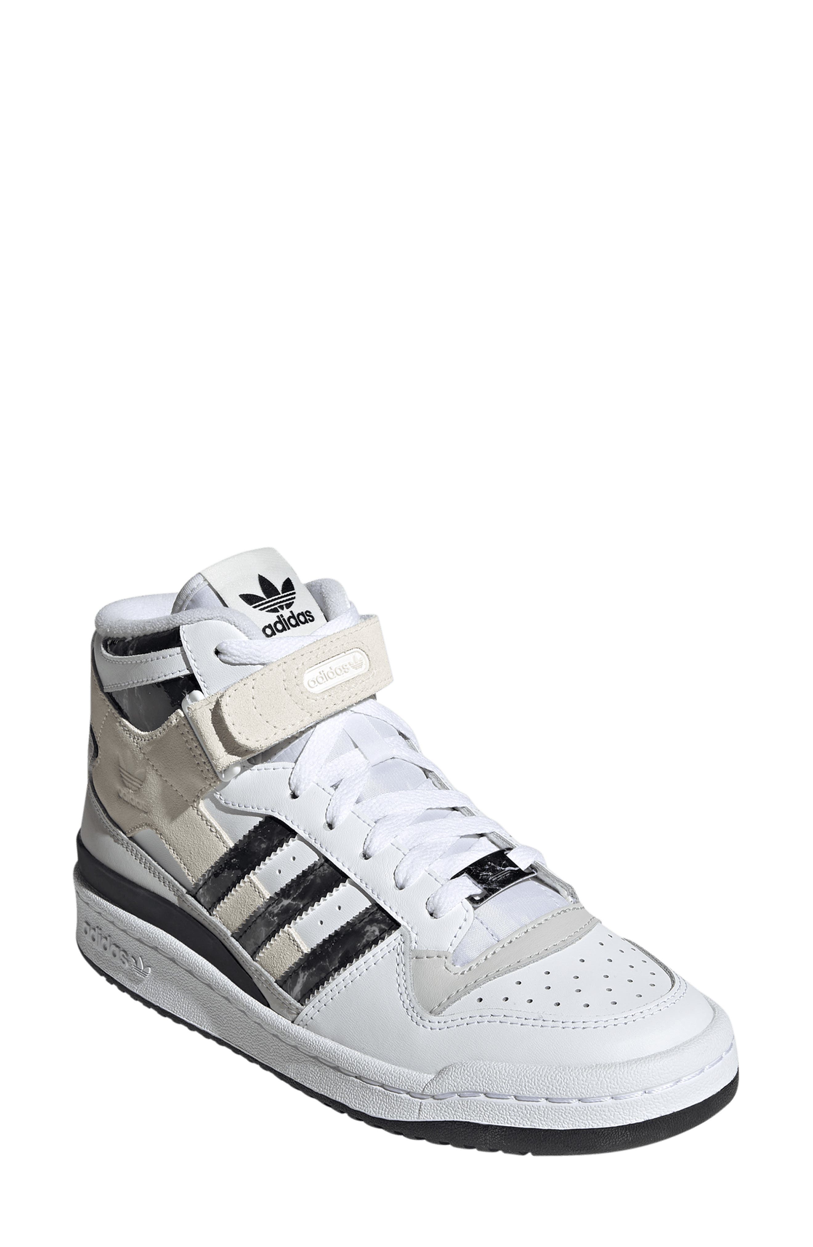 adidas Forum Mid Basketball Shoe, Main, color, 