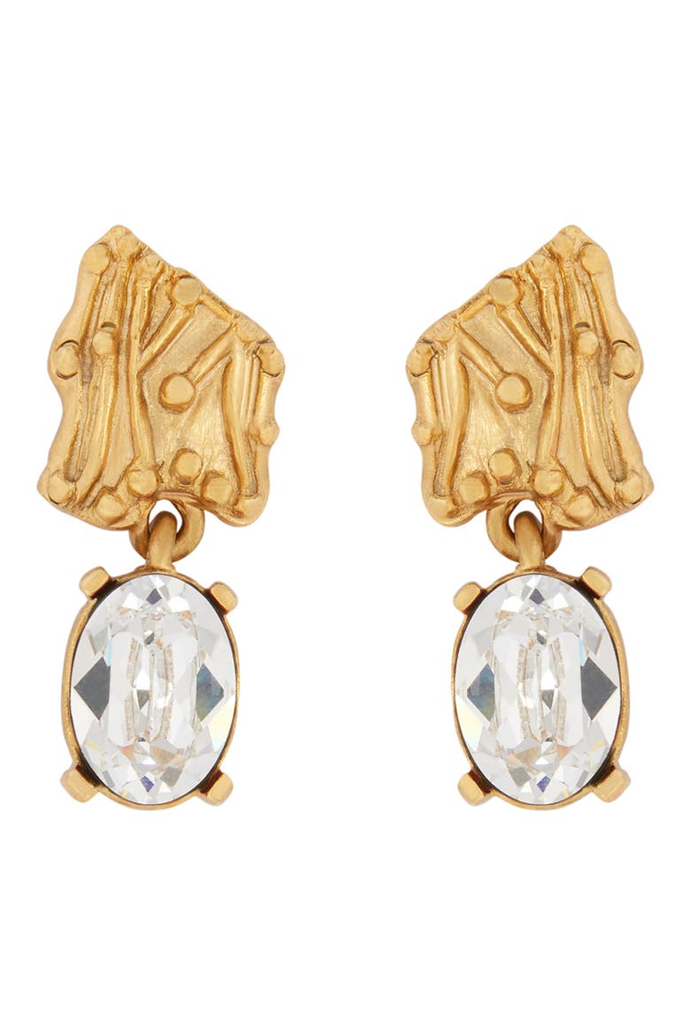 Crystal Drop Earrings, Main, color, CRYSTAL