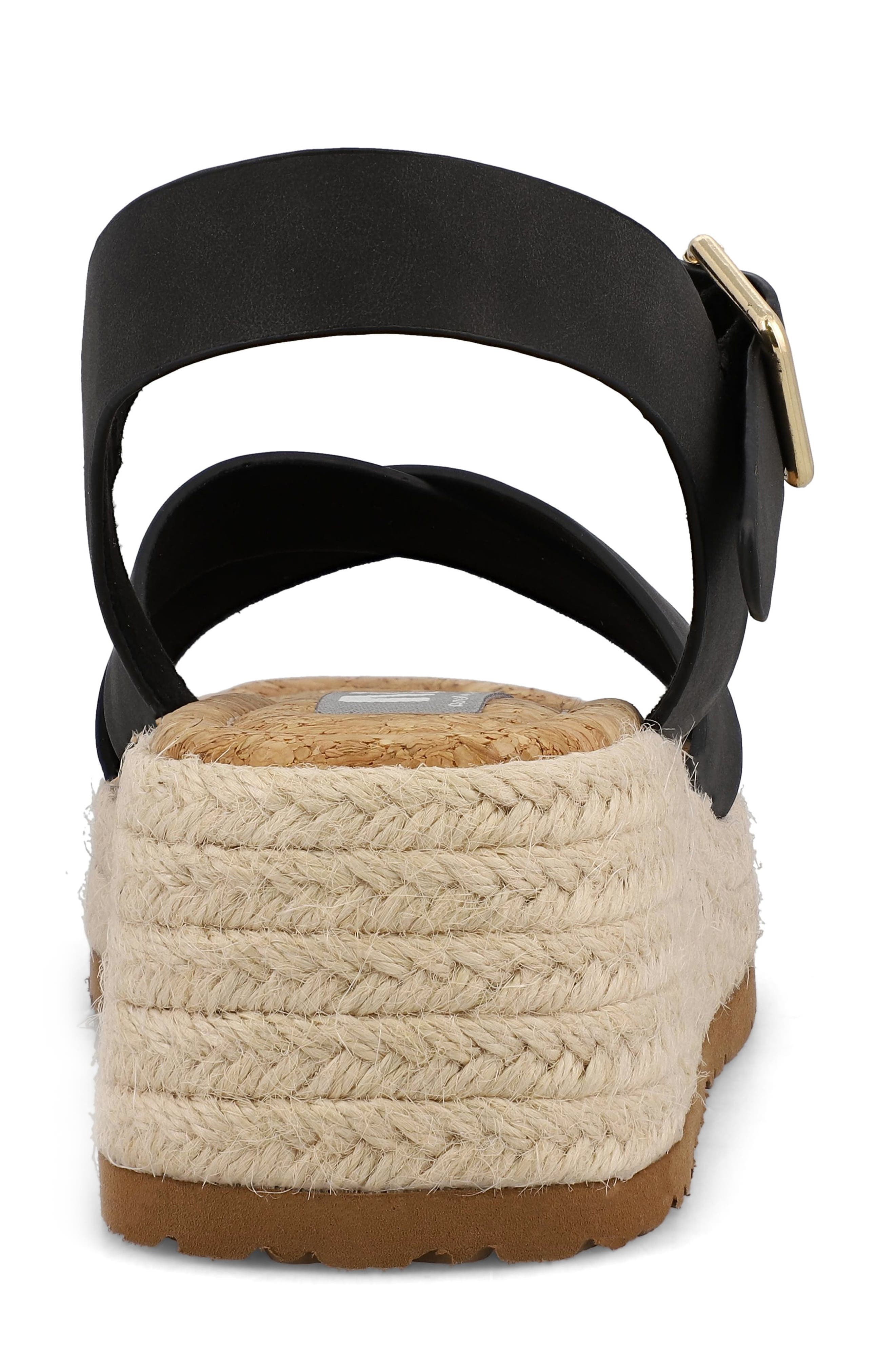 MIA Nikky Ankle Strap Platform Wedge Sandal, Alternate, color, 