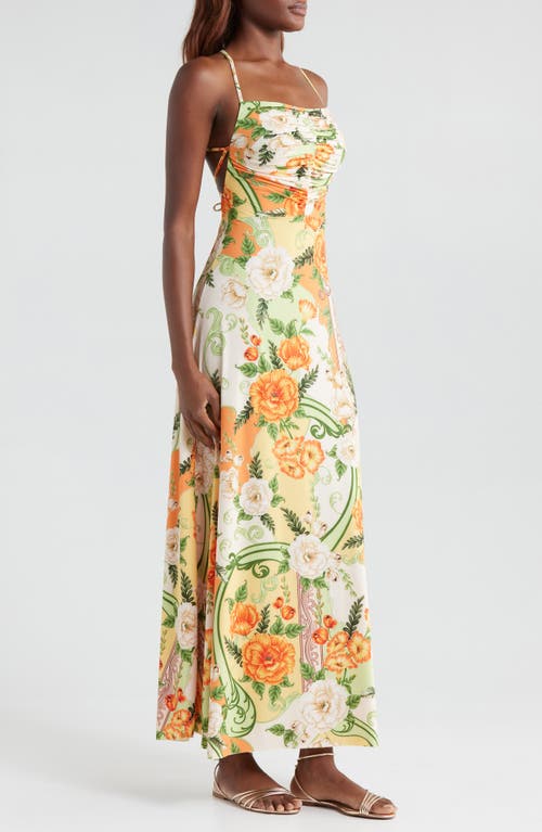 AGUA BENDITA AGUA BENDITA ARISTA ETE STRAPLESS MAXI COVER-UP DRESS 