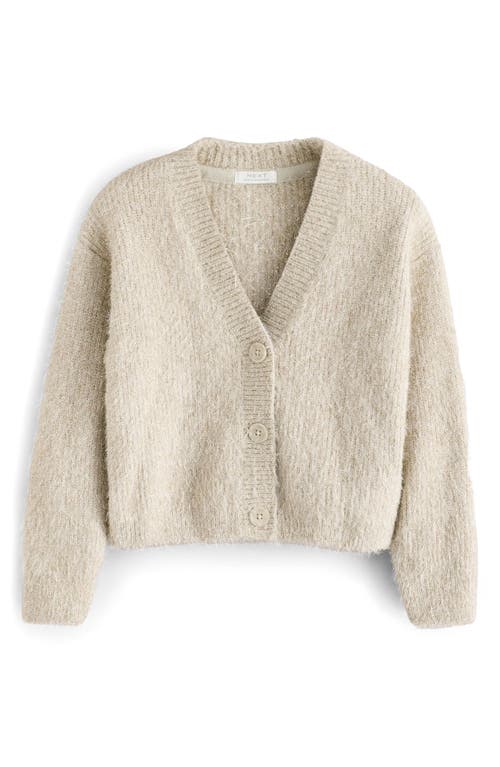 Next Kids' Glitter Cardigan In Grey