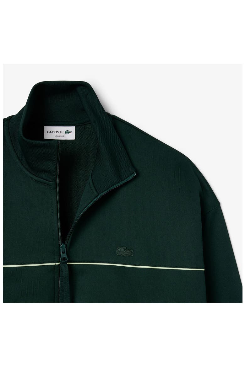 Loose Fit Quarter Zip Pullover, Alternate, color, FOREST GREEN