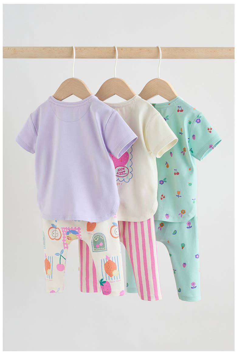Berry Cute T-Shirts & Leggings Assorted 6-Pack, Alternate, color, PURPLE