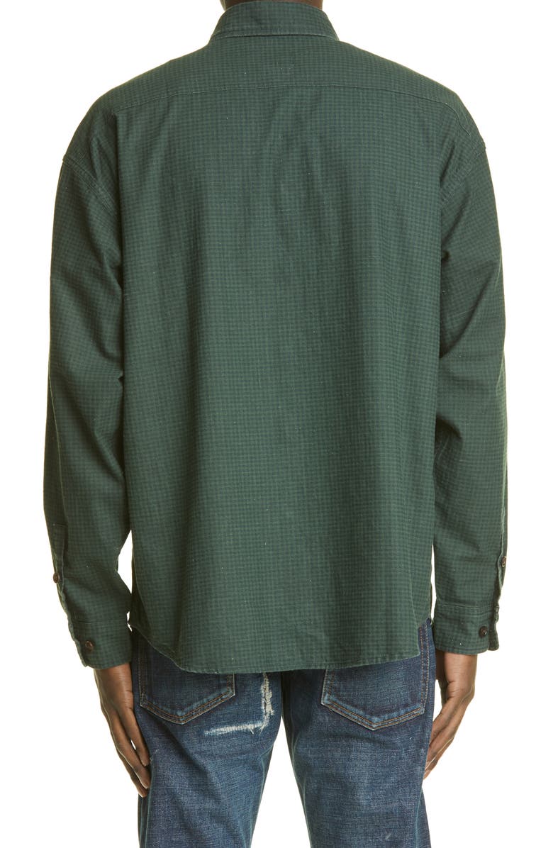 VISVIM Lumber Check Flannel Button-Up Shirt, Alternate, color, 