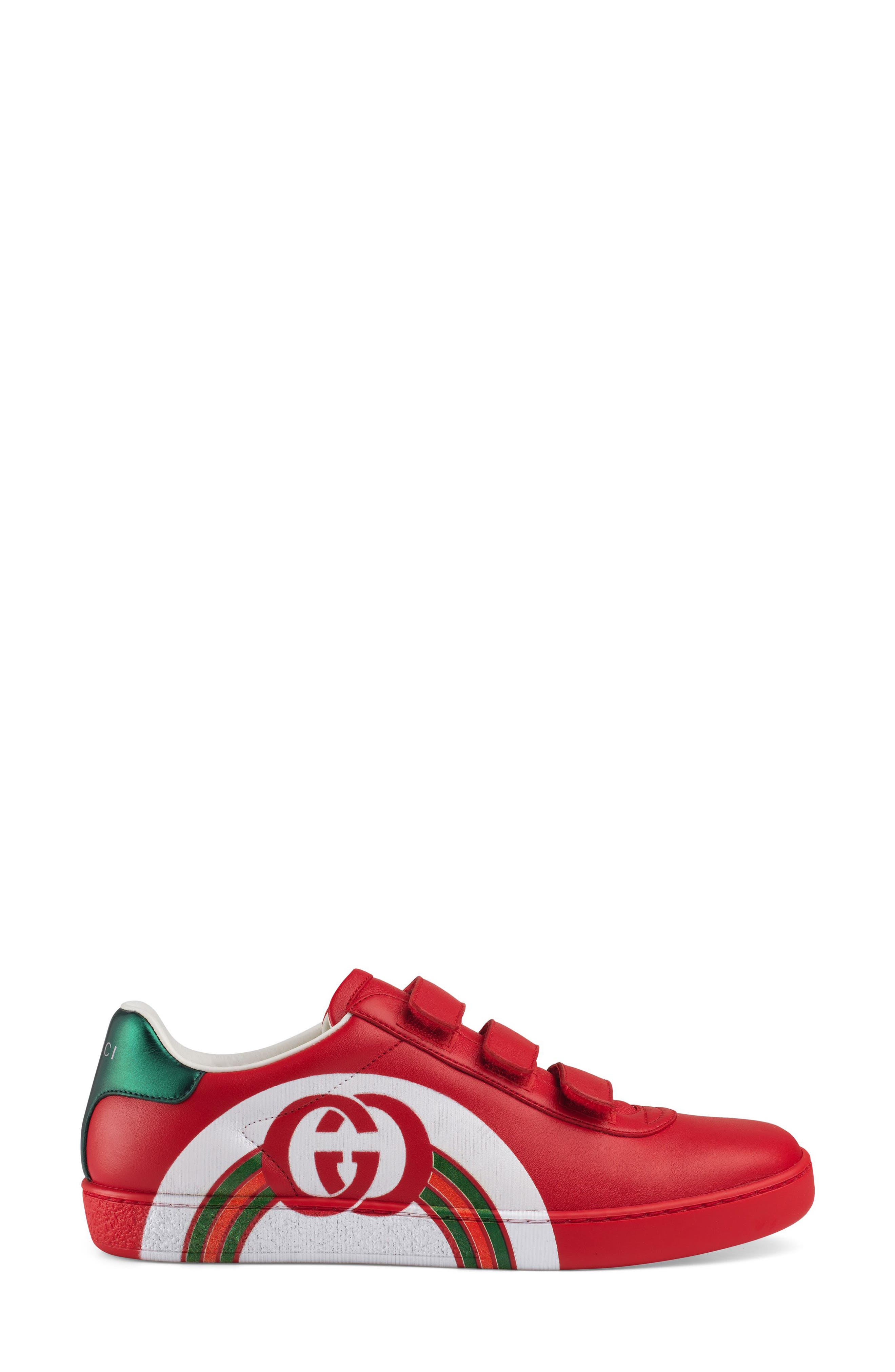 New Ace Sneaker, Alternate, color, RED
