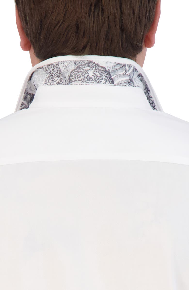 Robert Graham Classic Fit Solid Cotton Button-Up Shirt, Alternate, color, 