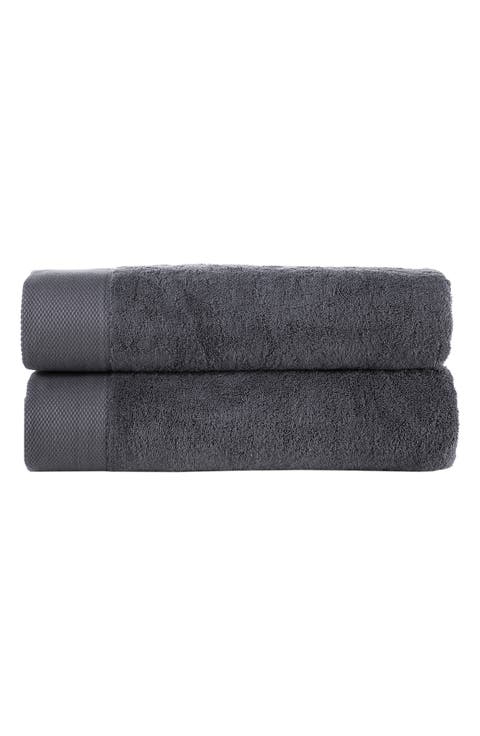 2-Piece Solid Signature Cotton Towel Set