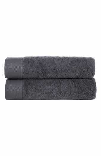 Brooks Brothers 2-Piece Solid Signature Cotton Towel Set