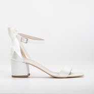 Forever & Always Shoes Rochelle Ivory Bridal Sandals with Ribbon