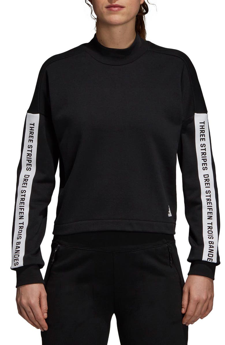 adidas Sport ID Crop Sweatshirt, Main, color, 