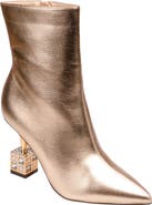 LADY COUTURE Crown Pointed Toe Bootie